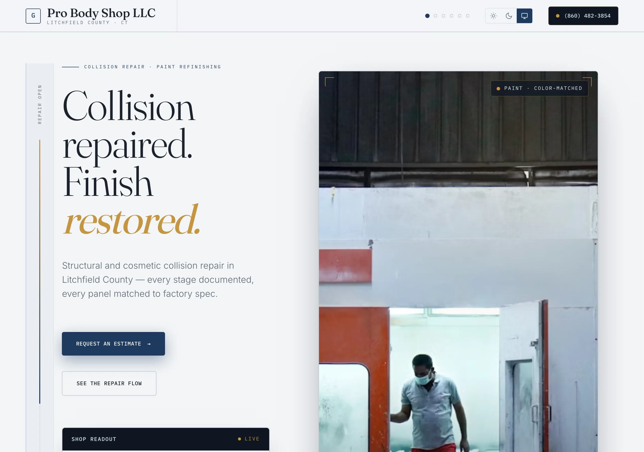Signature website design for Body Shop