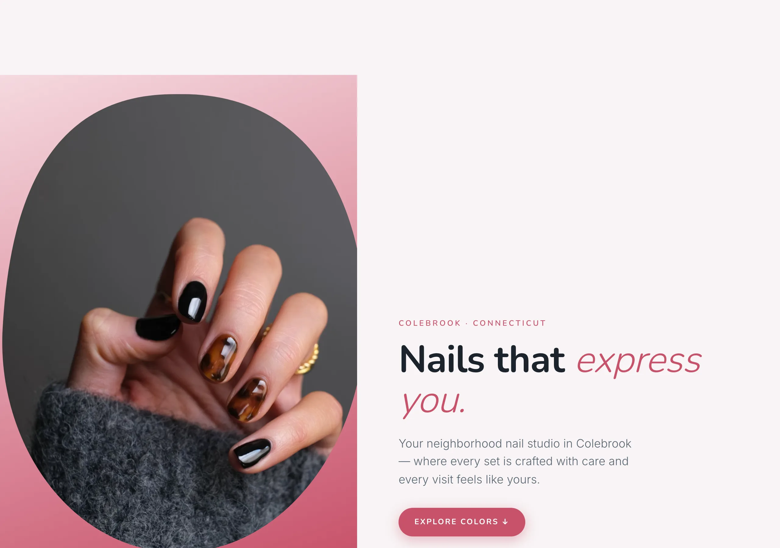 Signature website design for Nail Salons